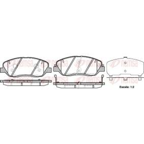 SSANGYONG Bremsbeläge von REMSA