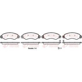 Achetez des Plaquettes de frein REMSA 1255.02 à prix pour 49,03 €