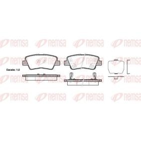 SSANGYONG Bremsbeläge von REMSA