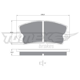 Acquista Kit pastiglie freni da TOMEX brakes TX 10-432 a buon mercato per soli 17,10 €