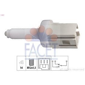 Acquista Interruttore pedale freno da FACET 7.1086 a buon mercato per soli 7,36 €