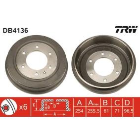 Comprar Tambor de freno de TRW DB4136 a bajo precio de 38,88 €