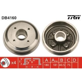Acquista Tamburo freno da TRW DB4160 a buon mercato per soli 50,03 €