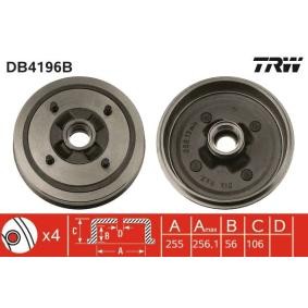 Compre Tambor de travão de TRW online para TRAFIC Autocarro (T5, T6, T7) a preços moderados