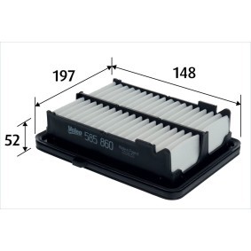 Köp Luftfilter av VALEO 585860 till det låga priset 212,52 kr