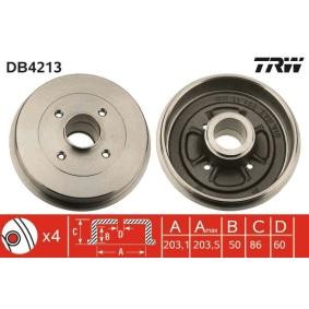 Acquista Tamburo freno da TRW DB4213 a buon mercato per soli 61,73 €
