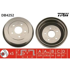 Comprar Tambor de freno de TRW DB4252 a bajo precio de 59,63 €