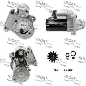 Compre Motor de arranque da SIDAT S12VA0102A2 a um preço baixo por 108,59 €