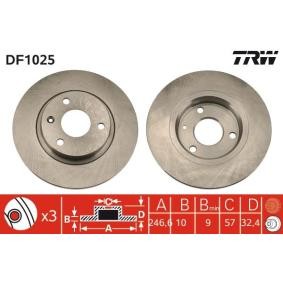 Bremsscheibe DF1025 für MEGA