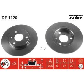 Bremsscheibe DF1120 für MEGA