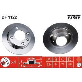 Compre Discos de freno de TRW online para Xantia Furgoneta / Familiar (X2) a precios moderados
