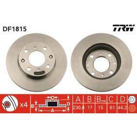 Compre Discos de freno de TRW online para 200 Berlina (XH) a precios moderados