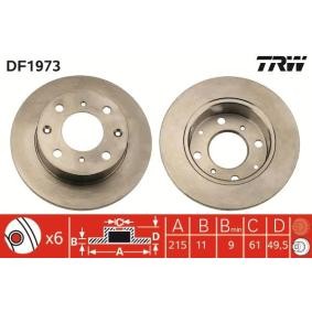 Comprar Disco de freno de TRW DF1973 a bajo precio de 107,48 €