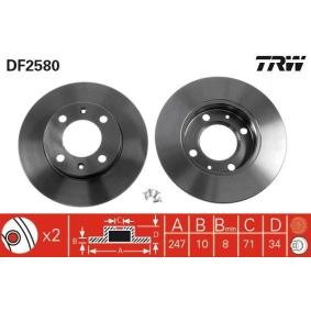 Acquista Dischi freno da TRW online per 405 II Van / Station Wagon (4E_) a prezzi moderati