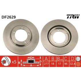 Bremsscheibe DF2629 für BERTONE