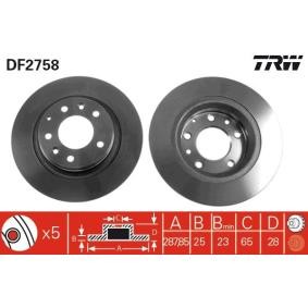 Comprar Disco de freno de TRW DF2758 a bajo precio de 42,86 €