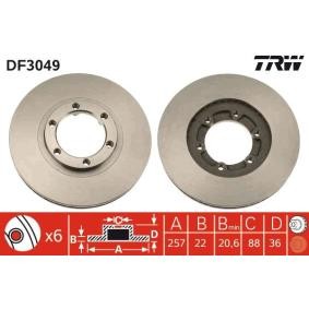 Acquista Disco freno da TRW DF3049 a buon mercato per soli 37,71 €