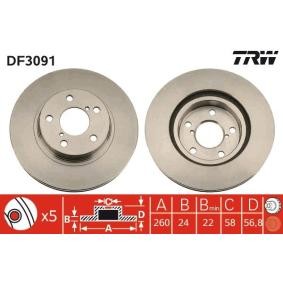 Bremsscheibe DF3091
