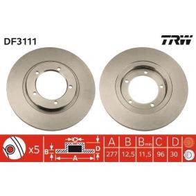Bremsscheibe DF3111 für BERTONE