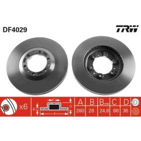 Acquista Disco freno da TRW DF4029 a buon mercato per soli 48,83 €