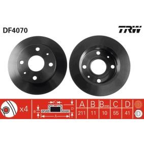 Achetez des Disque de frein TRW DF4070 à prix pour 24,02 €