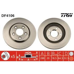 Acquista Disco freno da TRW DF4106 a buon mercato per soli 54,18 €