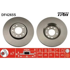 Comprar Disco de freno de TRW DF4265S a bajo precio de 61,39 €