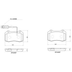 Acquista Kit pastiglie freni da BREMBO P 48 002 a buon mercato per soli 108,77 €