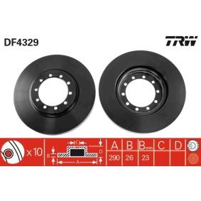 Bremsscheibe DF4329 für RENAULT TRUCKS