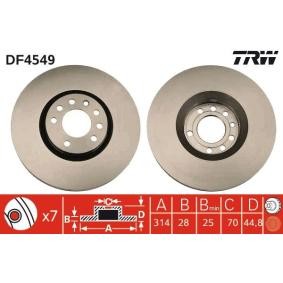 Comprar Disco de freno de TRW DF4549 a bajo precio de 60,98 €