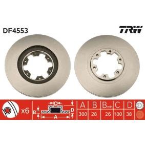 Comprar Disco de freno de TRW DF4553 a bajo precio de 63,75 €