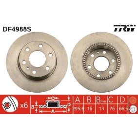Compre Disco de travão da TRW DF4988S a um preço baixo por 59,67 €