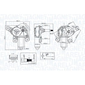 Scheibenwischermotor 064071200010