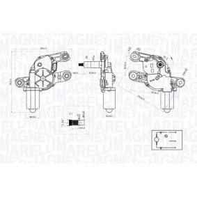 Osta Pyyhkijän moottori MAGNETI MARELLI:llä 064073300010 edullisesti hintaan 127,76 €