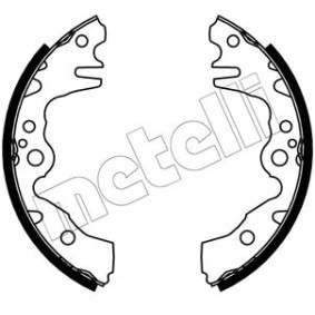 Achetez des Jeu de mâchoires de frein METELLI 53-0724 à prix pour 22,59 €