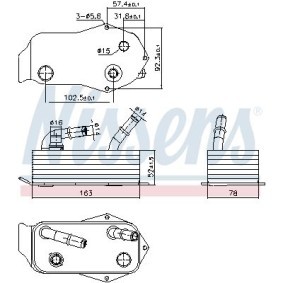 Ölkühler, Automatikgetriebe 91353