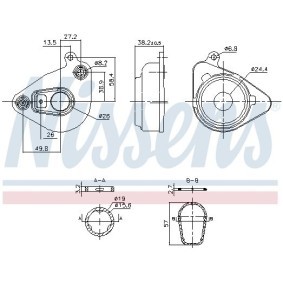 Achetez des Radiateur d'huile NISSENS 91362 à prix pour 174,61 €