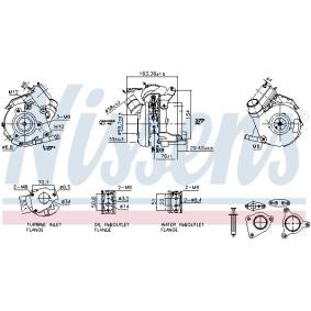 NISSAN Turbolader von NISSENS