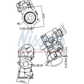 Comprar Válvula EGR de NISSENS 98181 a bajo precio de 109,00 €
