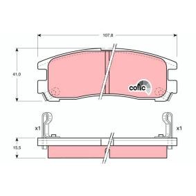 Bremsbeläge von TRW