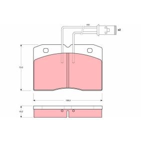 Acquista Kit pastiglie freni da TRW GDB1152 a buon mercato per soli 40,33 €