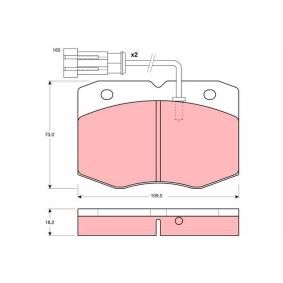Acquista Kit pastiglie freni da TRW GDB1356 a buon mercato per soli 39,21 €