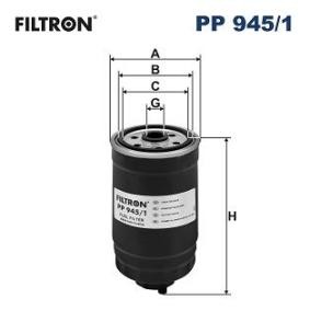 Kjøp Drivstoffilter av FILTRON PP 945/1 til den lave prisen 269,50 NOK