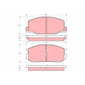 Compre Pastilhas de travão da TRW GDB216 a um preço baixo por 31,31 €