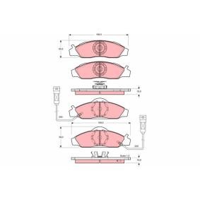Kjøp Bremseklosser av TRW GDB3134 til den lave prisen 846,73 NOK