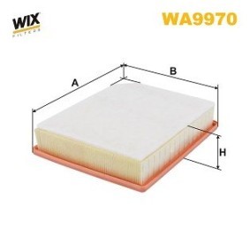 Achetez des Filtre à air WIX FILTERS WA9970 à prix pour 73,97 €
