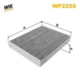 Köp Kupéfilter av WIX FILTERS WP2259 till det låga priset 477,61 kr