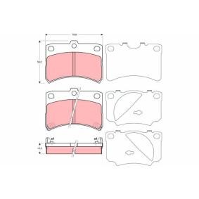 Achetez des Plaquettes de frein TRW GDB3219 à prix pour 27,68 €