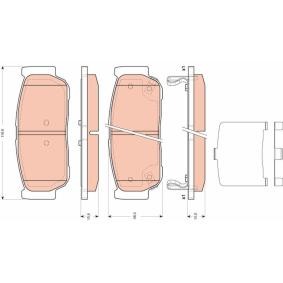 SSANGYONG Bremsbeläge von TRW