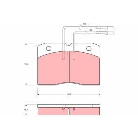 Acquista Kit pastiglie freni da TRW GDB343 a buon mercato per soli 33,38 €